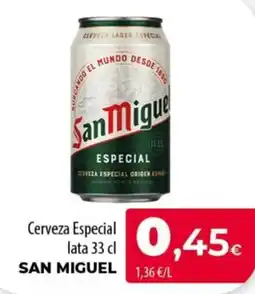 SPAR Lanzarote San Miguel Cerveza Especial oferta
