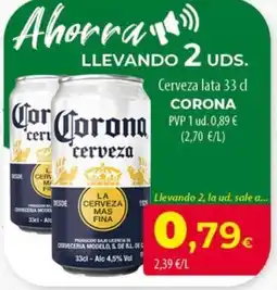 SPAR Lanzarote Corona cerveza oferta