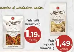 SPAR Lanzarote Molisana pasta fusilli tricolore oferta