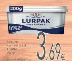 Valvi Supermercats Lurpak mantega tarrina amb sal oferta