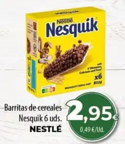 SPAR Lanzarote Nestlé barritas de cereales Nesquik oferta