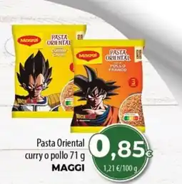 SPAR Lanzarote Maggi pasta oriental curry o pollo oferta