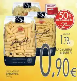 Valvi Supermercats Garofalo pasta varietat oferta