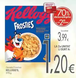 Valvi Supermercats Kellogg's Frosties oferta