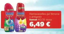Valvi Supermercats Somat rentavaixelles gel llimona o antigreix oferta