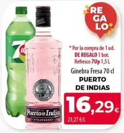 SPAR Lanzarote Puerto de Indias ginebra fresa oferta