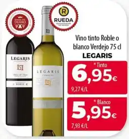 SPAR Lanzarote Legaris vino tinto roble o blanco verdejo oferta