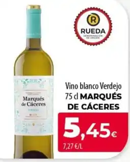 SPAR Lanzarote Marqués de Cáceres vino blanco Verdejo oferta