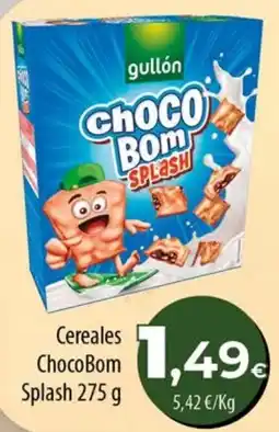 Spar La Palma gullón choco bom splash oferta