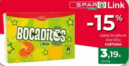 Spar La Palma Cuétara Bocaditos Limón oferta