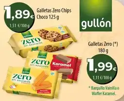 Spar La Palma gullón Galletas Zero oferta