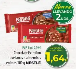 Spar La Palma Nestlé chocolate extrafino avellanas o almendras oferta