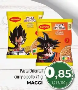 Spar La Palma Maggi pasta oriental curry o pollo oferta