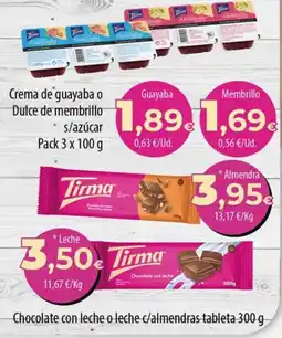 Spar La Palma Tirma Chocolate con leche oferta