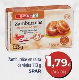 Spar La Palma spar zamburiñas en salsa de vieira oferta