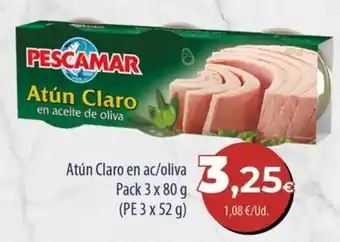 Spar La Palma Pescamar atún claro en aceite de oliva oferta
