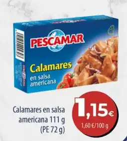 Spar La Palma Pescamar calamares en salsa americana oferta