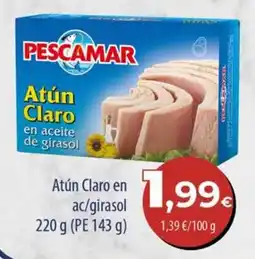 Spar La Palma Pescamar atún claro en aceite de girasol oferta