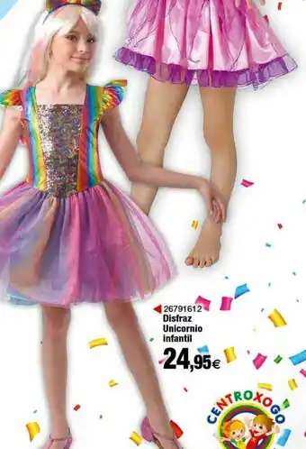 Centroxogo Disfraz Unicornio Infantil oferta