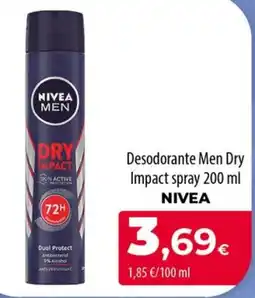 Spar La Palma Nivea men dry impact oferta