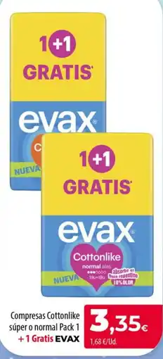 Spar La Palma evax compresas cottonlike oferta