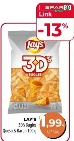 Spar La Palma Lay's 3D's Bugles Queso & Bacon oferta