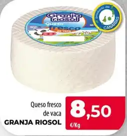 Spar La Palma Granja Riosol queso fresco de vaca oferta