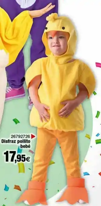 Centroxogo Disfraz Pollito Bebé oferta