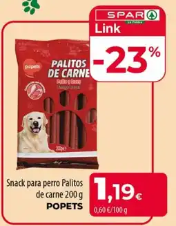 Spar La Palma Popets palitos de carne oferta