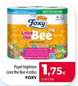 Spar La Palma Foxy papel higiénico Love the Bee oferta