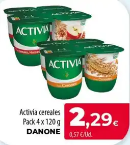 Spar La Palma Activia cereales oferta