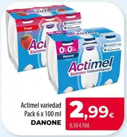 Spar La Palma Actimel variedad oferta