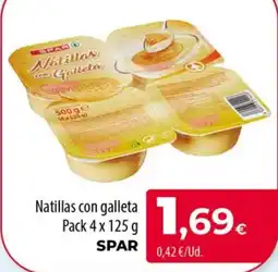Spar La Palma Spar natillas con galleta oferta