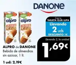 Supermercados Lupa alpro de danone oferta
