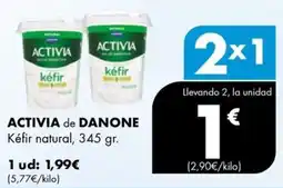 Supermercados Lupa Activia kéfir natural oferta