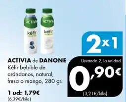 Supermercados Lupa activia de danone kéfir bebible oferta