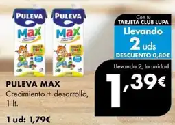 Supermercados Lupa Puleva Max oferta
