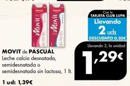 Supermercados Lupa Movit de Pascual oferta