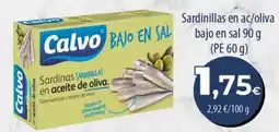 Spar La Palma Calvo sardinas en aceite de oliva oferta