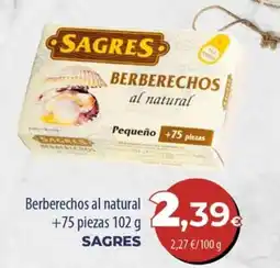 Spar La Palma Sagres berberechos al natural oferta