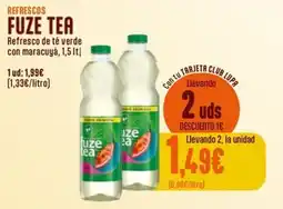 Supermercados Lupa Fuze Tea oferta