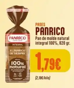 Supermercados Lupa Panrico pan de molde natural integral oferta