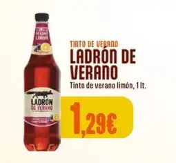 Supermercados Lupa Ladrón de verano tinto de verano limón oferta