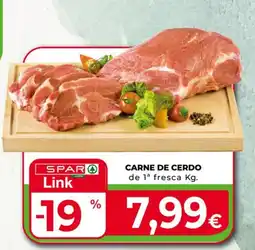 Spar La Palma Spar Link carne de cerdo oferta
