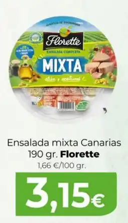 Spar La Palma Florette ensalada completa mixta oferta