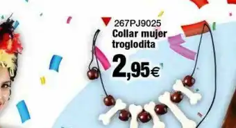 Centroxogo Collar Mujer Troglodita oferta