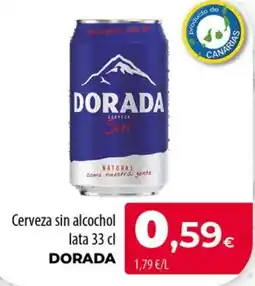 Spar La Palma Cerveza sin alcohol DORADA oferta