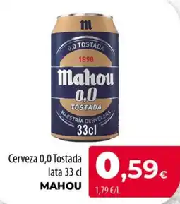 Spar La Palma Mahou 0,0 Tostada oferta