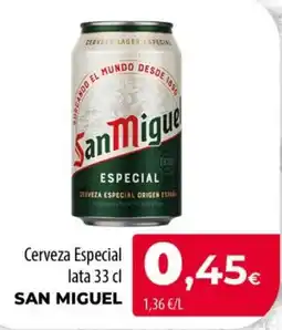 Spar La Palma San Miguel Cerveza Especial oferta