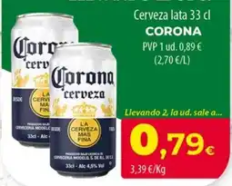 Spar La Palma Corona cerveza oferta
